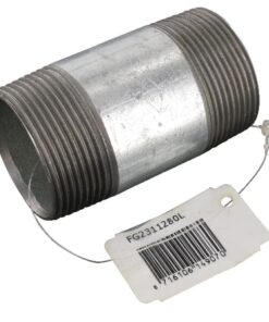Racor p.tub. galv. 1 1/2"x80mm