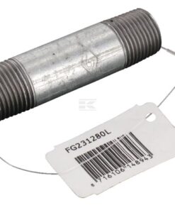 Racor p.tubos galv. 1/2"x80 mm