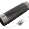 Racor tub.galv.negro 2"x200mm
