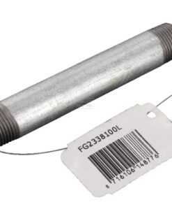 Racor p.tubos galv.3/8"x100 mm