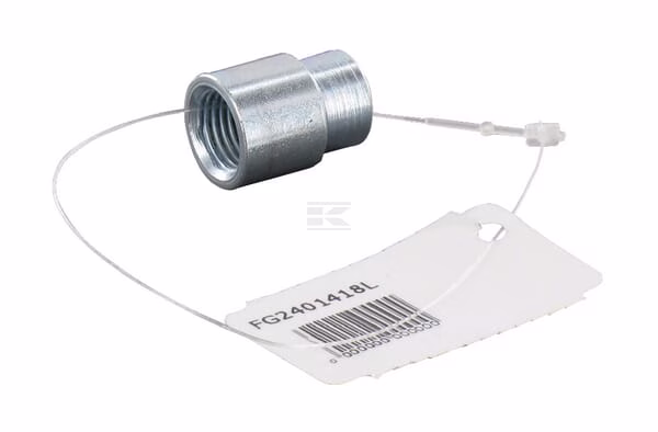 Empalme galv. hembra 1/4"x1/8" 1 Empalme galv. hembra 1/4"x1/8"