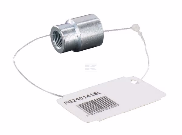 Empalme galv. hembra 1/4"x1/8" 2 Empalme galv. hembra 1/4"x1/8"