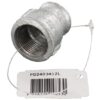 Empalme galv. hembra 3/4"x1/2"