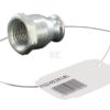Empalme galv. hembra 3/8"x1/8" 2 Empalme galv. hembra 3/8"x1/8"