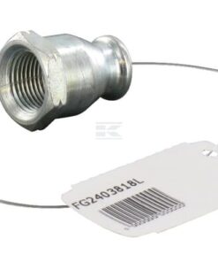 Empalme galv. hembra 3/8