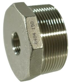 Reducción inox H 2" x M 3"