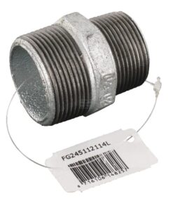 Reducción 2xM 1 1/2"x1 1/4"