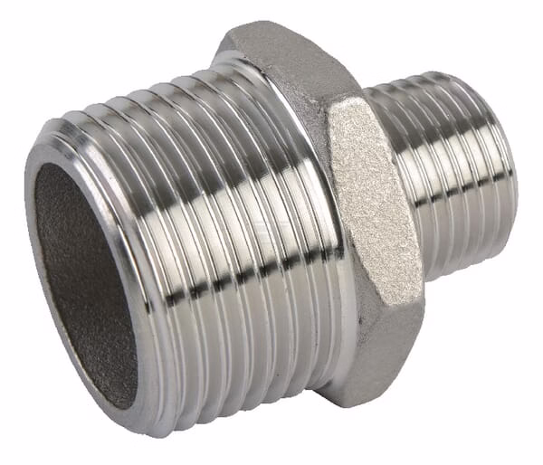 Reducción inox M 3"x2 1/2" 2 Reducción inox M 1/2"x1/4"