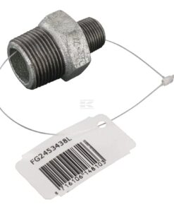 Reducción 2xM 3/4"x3/8"