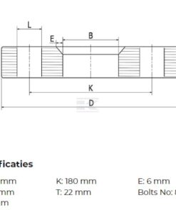 Brida inoxidable DN50/60,3