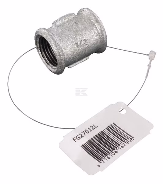 Manguito galvaniz. hembra 1/2" 1 Manguito galvaniz. hembra 1/2"