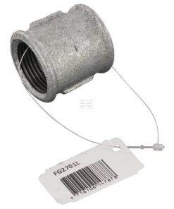 Manguito galvanizado hembra 1"