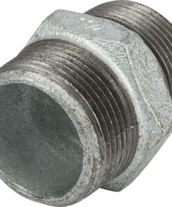 Racor cincado macho 1 1/4"