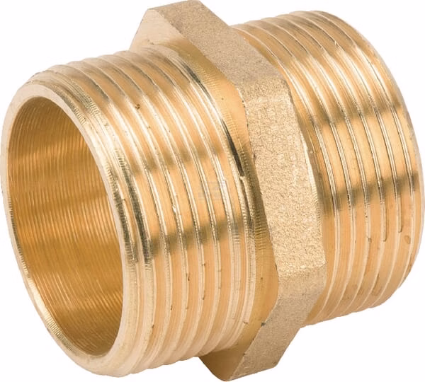 Racor de latón 2xM 1 1/4"