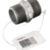 Racor doble galvaniz. macho 1"
