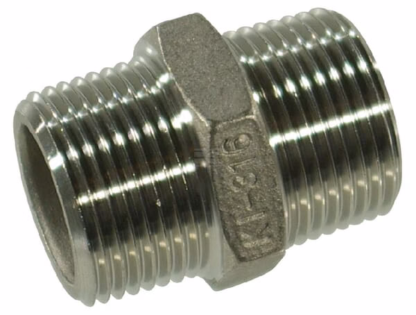 Racor inox 2xM 3/4"