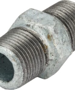 Racor cincado macho 3/8"