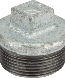 Tapón cincado macho 1 1/2"