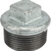 Tapón cincado macho 1 1/4"