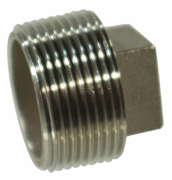 Tapón inox M 2 1/2" 1 Tapón inox M 2 1/2"