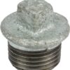 Tapón cincado macho 1/2"