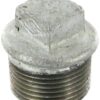 Tapón cincado macho 3/4"