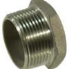 Tapón hex. inox M 1/4"