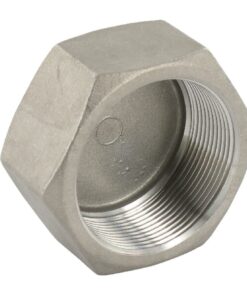 Tapa hex. inox H 1 1/2"