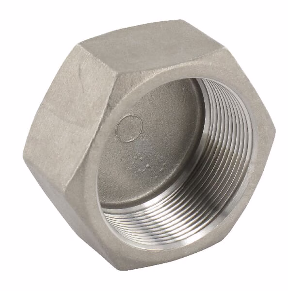 Tapa hex. inox H 2" 2 Tapa hex. inox H 1 1/4"