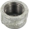 Tapón redondo cincado hembra 1/2"