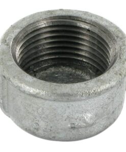 Tapón redondo cincado hembra 1"