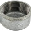 Tapón redondo cincado hembra 2"