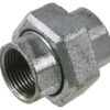 Racor cincado H/H 1/4"