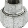 Racor cincado H/H 1/2"