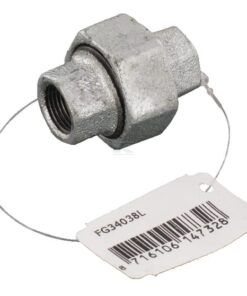 Acopl. galv. hemb/hemb 3/8"