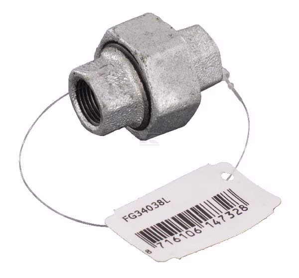 Acopl. galv. hemb/hemb 3/8" 1 Acopl. galv. hemb/hemb 3/8"