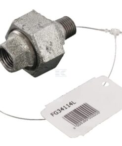Acopl. galv. hemb/macho 1/4"