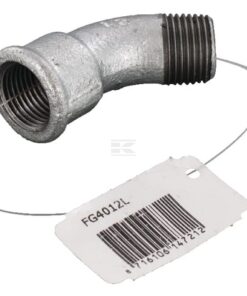 Codo 45° galv hemb/macho 1/2"