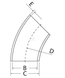 Codo 45° 3