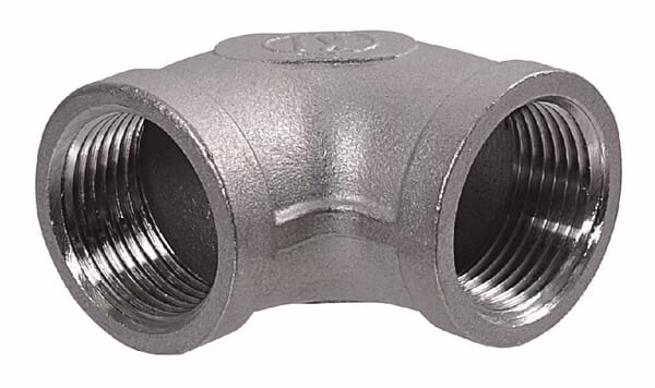 Codo 90° inox 2xH 3"