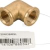 Codo de latón 2xH 3/8"