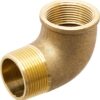 Codo de latón H/M 1 1/4"