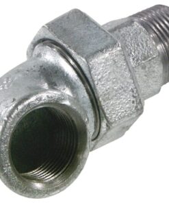 Racor 90° cincado H/M 1 1/4