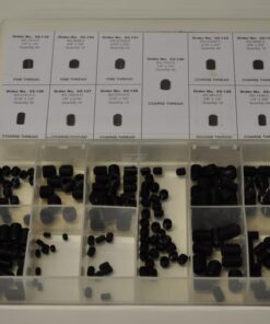 Surtido de tornillos con hexágono interior (pulgadas)
