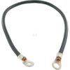 Cable para baterías negro 50 cm 2 x terminales 11,1 mm
