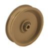 Polea plana 3/8"x4"
