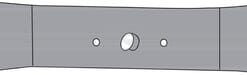 Hoja p/Walker 635/15,8 mm 7705-1 8 Hoja p/Walker 635/15,8 mm 7705-1