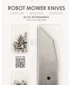 Cuchillas válidas para robot segadora AL-KO Robolinho 100, 1100… (9 uds.)