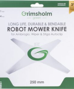 Cuchilla válida para robot segadora Stiga Autoclip, 25 cm