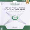 Cuchilla válida para robot segadora Stiga Autoclip, 29 cm 10 Cuchilla válida para robot segadora Stiga Autoclip, 29 cm